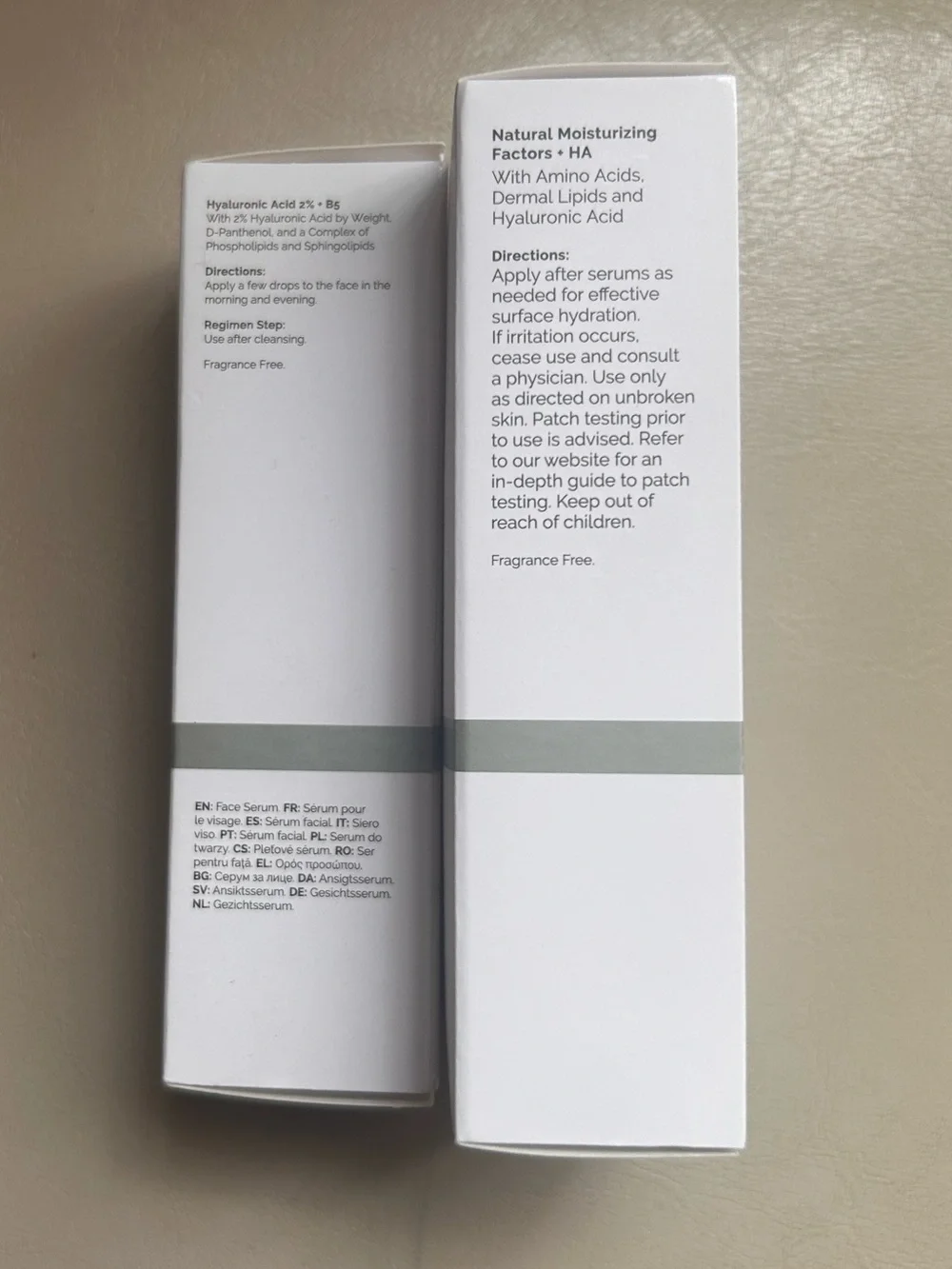 The Ordinary Hyaluronic skincare duo #2